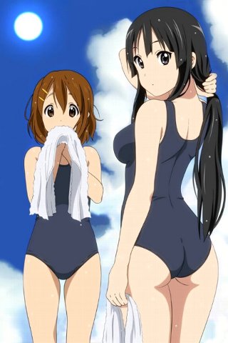 待受画像 けいおん 平沢唯 秋山澪 壁紙 アニメ壁紙 Iphone アニメ待受画像壁紙とかうｐしてく